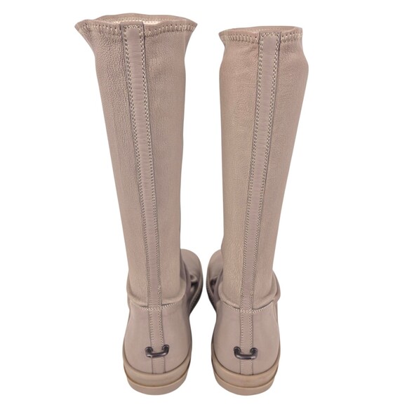 Rick Owens Slouch Boots US 11 IT 44 Mens Bone Leather $1450 main image 10